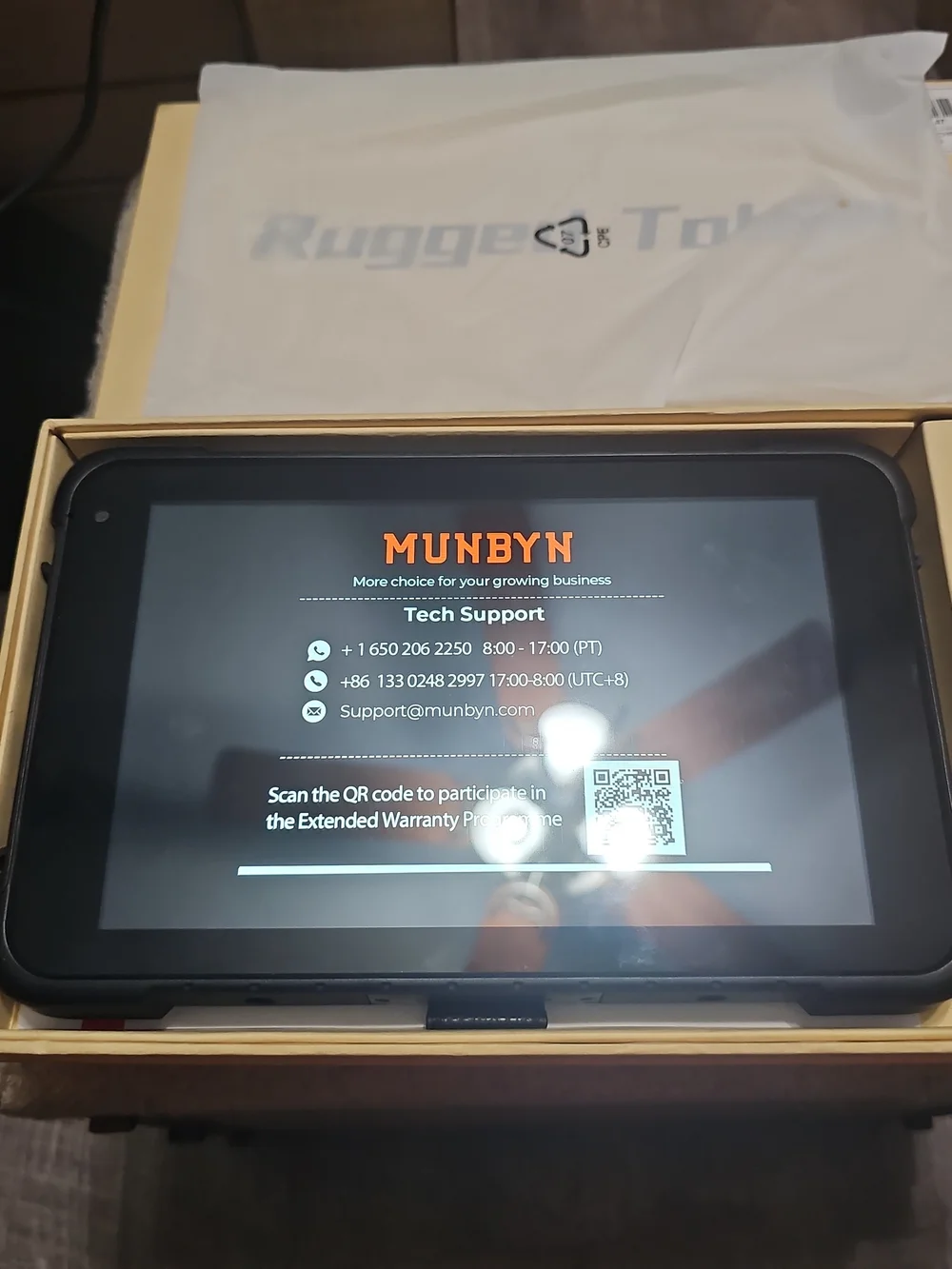 Rugged Tablet Scanner IRT01P Android 14 Industrial Tablet Equip w/ Zebra SE4 NEW